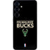 NBA Milwaukee Bucks Standard - Black Galaxy S25 Skin